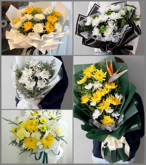 广东阳江市阳春市河塱镇白事花束代送